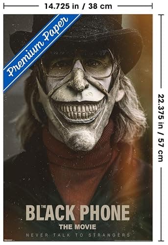 The Black Phone (2021) - One Sheet Wall Poster, 22.4L" x 14.7W", Premium Poster & Mount Bundle thumbnail 3