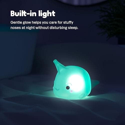 Playhouse MD Booger Buddy Baby & Kids Nasal Aspirator with LED - Narwhal thumbnail 7