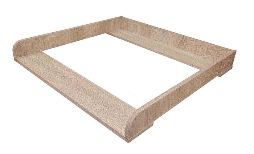 Shefa Kids Wickelaufsatz 800 für Ikea Kommode der Serien MALM, HEMNES und NORDLI, Universal, Eiche - Image 1