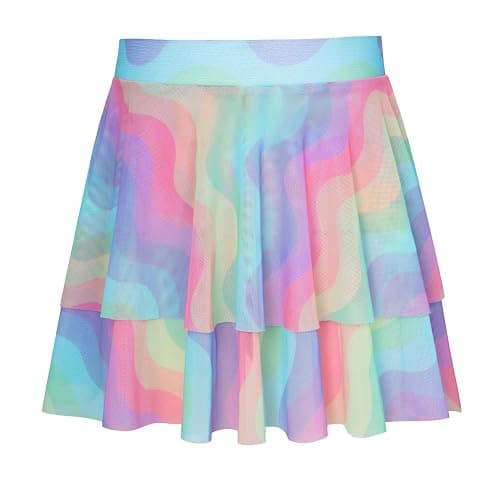 GRACE KARIN Girls One Piece Swimsuits with Mesh Skirt Bathing Suit Swimwear 6-14Y thumbnail 3