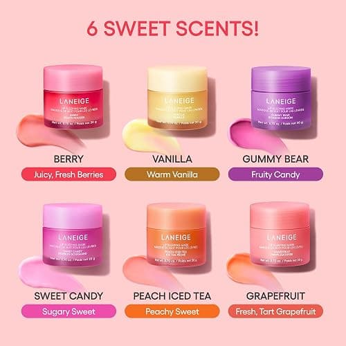 LANEIGE Lip Sleeping Mask: Hydrating & Nourishing Korean Overnight Lip Treatment Mask with Shea Butter, Vitamin C & Murumuru, Antioxidants for Flaky, Dry Lips | Korean Skin Care thumbnail 9