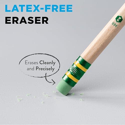 Ticonderoga Envirostik Wood-Cased Pencils, #2 HB Soft, Natural, 12 Count thumbnail 6