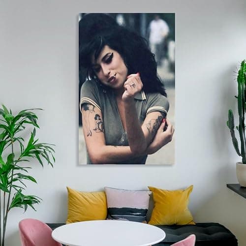 Amy Winehouse Leinwand-Poster, Wandkunst, Dekordruck, Gemälde, Wohnzimmer, Schlafzimmer, Dekoration, 30 x 45 cm thumbnail 6