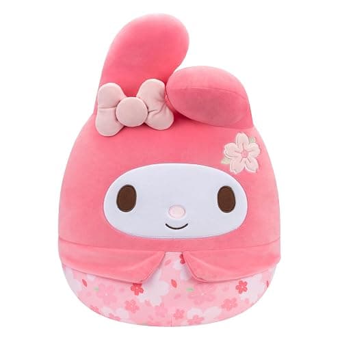 Squishmallows Original Sanrio 14-Inch My Melody Floral Print Plush - Medium-Sized Ultrasoft Official Jazwares Plush - Image 1