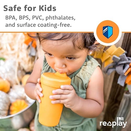 Re-Play Spill-Proof Sippy Cups - Reusable 10 Oz Set of 6, Dishwasher & Microwave Safe, Made in USA, Fairytale thumbnail 5