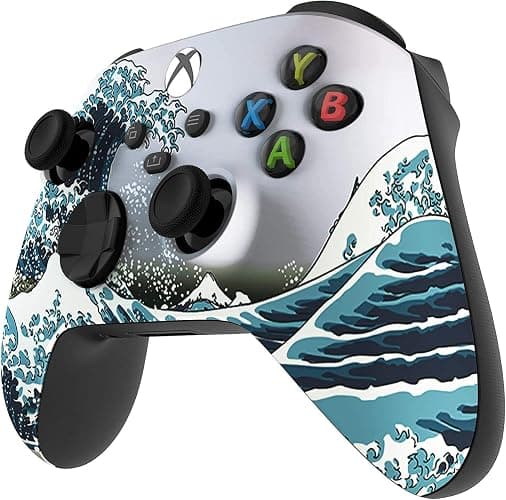 Custom Controllerzz Wireless Controller for Microsoft Xbox Series X/S & Xbox One - Custom Soft Touch Feel - Custom Xbox Series X/S Controller (X/S Waves) thumbnail 4