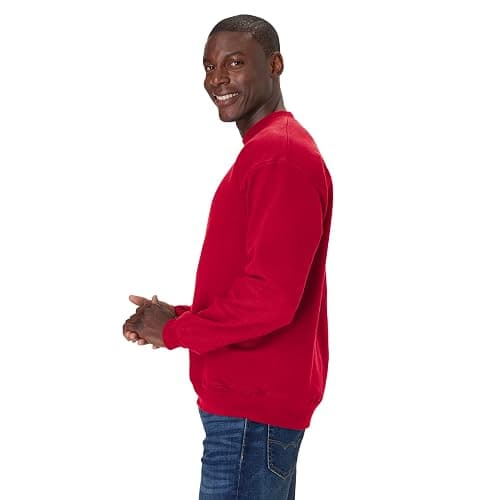Hanes mens Ultimate Sweatshirt, Heavyweight Fleece Sweatshirt, Crewneck Pullover for Men thumbnail 3