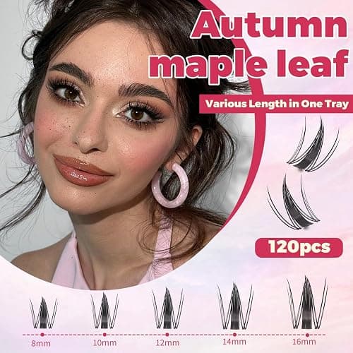 ZPWPZ Manga Lash Clusters Kit Eyelash Clusters Eyelashes Anime Lash Clusters With Spikes Eyelash Extension Kit With Lash Bond And Seal Wet Look Spiky Cluster Lashes (Aesthetic‌ kit 120pcs) thumbnail 4