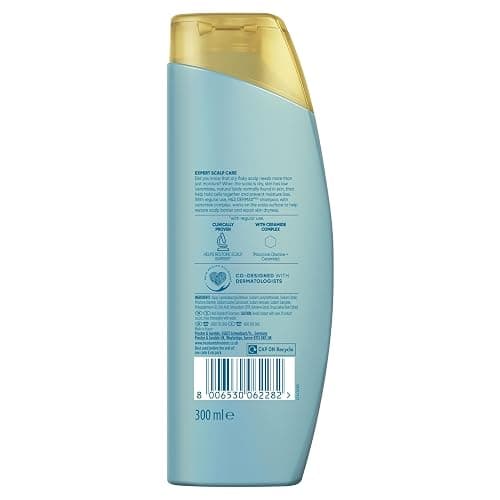 Head & Shoulders DermaXPro Pure Hydration Anti Dandruff Shampoo 300ml for Dry and Delicate Scalp & Hair, Free from Sulphated Surfactants, Silicones and Dyes, With Ceramide Complex thumbnail 8