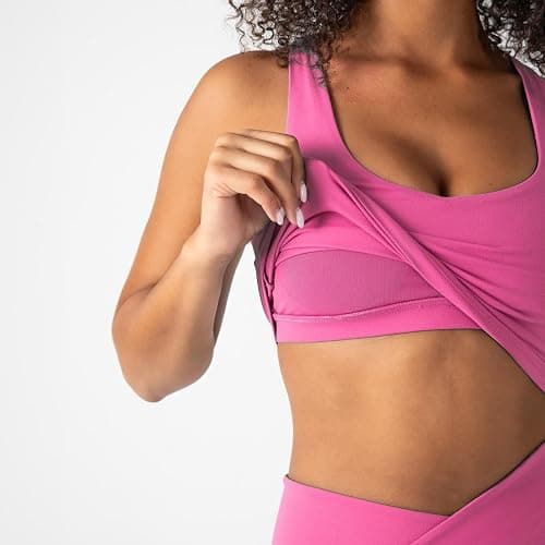 YITTY Active Women's UltraLuxe Built-in Bra Tank Top, Athleisure, 4-Way-Stretch thumbnail 4