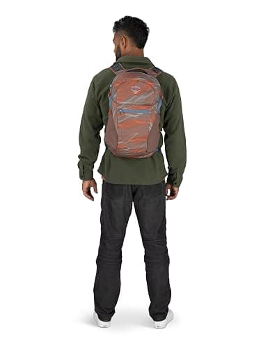 Osprey Daylite Plus Commuter Backpack - Lightweight, Everyday Pack with Laptop Sleeve and Water Bottle Pockets - Ideal for Work, School, and Travel with Storage, Smoky Desert Print/Magma Brown thumbnail 10