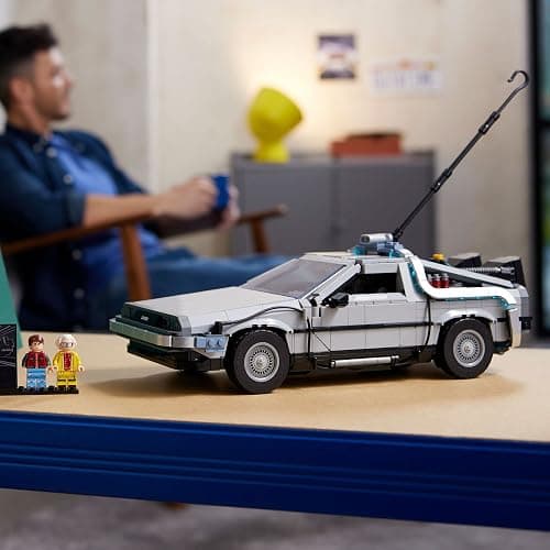 LEGO Icons Back to The Future Time Machine 10300, Model Car Building Kit Based on The Delorean from The Iconic Movie, Perfect Build for Teens and Adults Who Love to Create thumbnail 4
