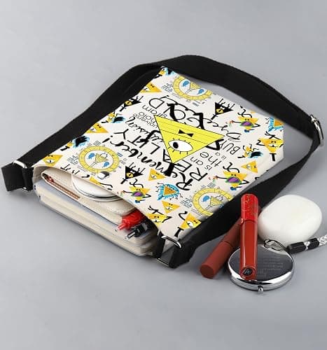 CMNIM Bill Cartoon Crossbody Bag Cartoon Inspired Gifts for Bill C Fans Cartoon Character Crossbody Purse thumbnail 5