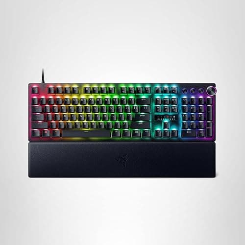 Razer Huntsman V3 Pro Esports Gaming Keyboard: Analog Optical Switches - Razer Snap Tap - Rapid Trigger - Adjustable Actuation - Media Keys & Dial - Doubleshot PBT Keycaps - Wrist Rest - Black thumbnail 14