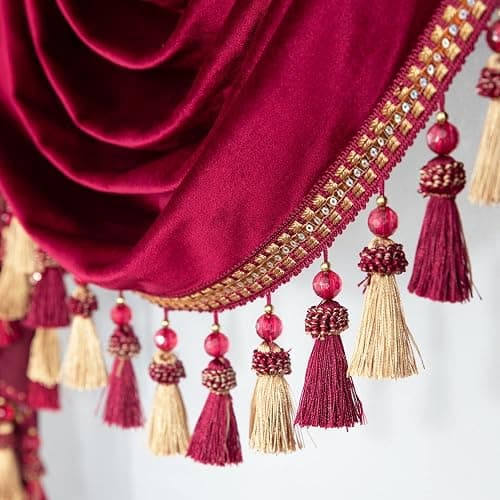 Burgundy Drape thumbnail 6