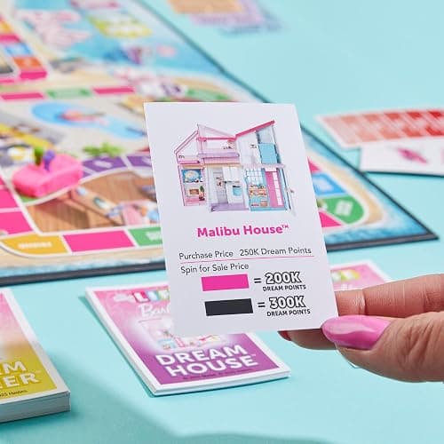 Hasbro Games The Game of Life: Barbie Edition Board Game | Ages 8+ | 2 to 4 Players | Fun Family Games for Kids and Adults | Kids Gifts (Amazon Exclusive) thumbnail 6