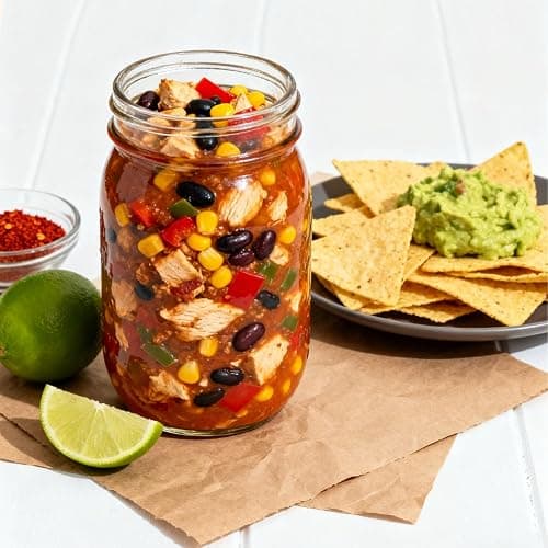 ComSaf Wide Mouth Mason Jars 32 oz with Lids 2 Pcs, Quart Mason Jars with Seal Band, Large Glass Jars, Large Canning Containers for Pickles, Jams, Sauces, Salsa, Sourdough, Salad, Suntea, Food Storage thumbnail 2