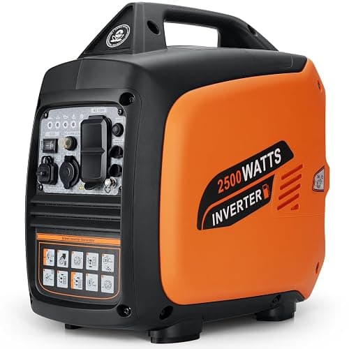 Oxseryn Portable Inverter Generator 2500W Gas Powered, Long Runtime Gas Generators for Home Use, Camping, Super Quiet Emergency Home Backup, with CO Sensor, EPA Compliant - Image 1