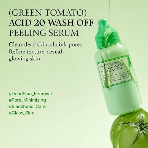 FULLY Green Tomato Acid 20 Exfoliating Wash Off Serum, 21% AHA+BHA+PHA for Dead Skin, Magic Green Potion, Body Exfoliator, for Strawberry Skin, Smooth Texture, Korean Vegan Skincare, 1.69 fl.oz thumbnail 3