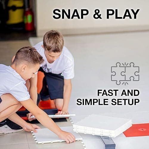 Hockey Revolution My Puzzle Durable Flooring Tiles - Slick Interlocking Training Surface for Stickhandling, Shooting, Passing - Build Your Own Platform (8 Tiles (9.39 sqft) thumbnail 3