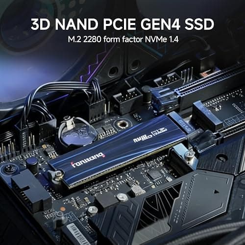 fanxiang 1TB NVMe SSD PCIe Gen 4 Gaming SSD for PS5, Up to 7000MB/s M.2 2280 SSD Compatible with PS5 Storage Expansion, Internal Solid State Drive for Gamers, Professionals, Creators S880E thumbnail 5