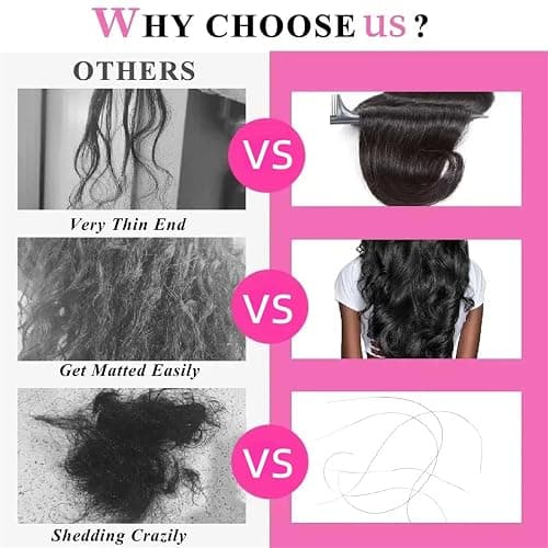 Body Wave Bundles Human Hair 12A Human Hair Bundles 18 20 22 IN 100% Unprocessed Brazilian Virgin Hair 3 Bundles Double Weft Hair Extensions Real Human Hair Natural Black For Woman 18 20 22 IN thumbnail 7