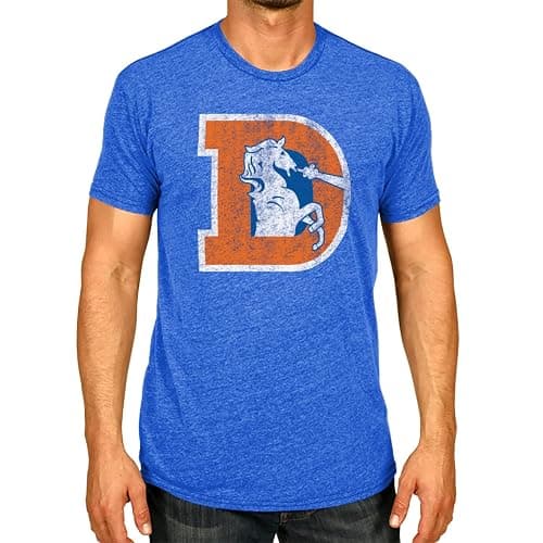 Team Fan Apparel NFL Modern Throwback T-Shirt - Cotton & Polyester Short Sleeve Adult Sports Tee - Image 1