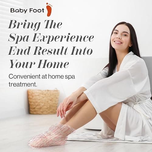 Baby Foot Original Exfoliation Foot Peel - Callus Remover for Rough Cracked, Dry Feet, Dead Skin Removal - Foot Peeling Mask for Baby Soft Feet - Spa Experience at Home & Gift Ideas - Lavender Scented thumbnail 5