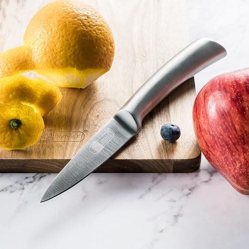 JF JAMES.F Knife Set, 6 Piece Kitchen Knife Set with Wooden Block Super Sharp Stainless Steel Knife Sets for Kitchen with Block thumbnail 8