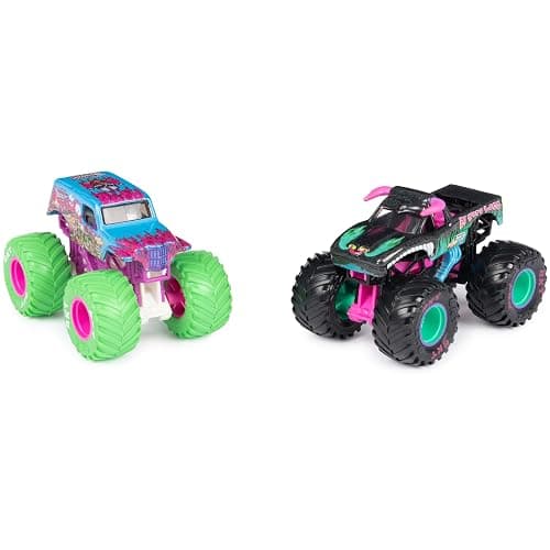 Monster Jam, Official Nitro Neon, Son-uva Digger Vs. El Toro Loco, 1:64 Scale Die-Cast Monster Trucks, Kids Toys for Boys Ages 3 and up thumbnail 6