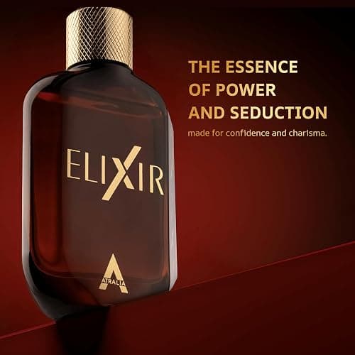 Atralia Elixir Eau de Parfum 100ML | Fresh Amber Woody Perfume for Men | Long Lasting Fragrance with Mint, Lavender, Bergamot, Amber & Vanilla thumbnail 5