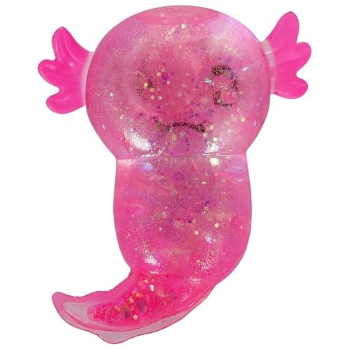 Axolotl Squishy Stress Ball, Soft TPR Slow Rising Squeeze Toy, Cute Axolotl Fidget Toy for Stress Relief, Anxiety Calming Sensory Toy for Kids Adults(Pink Long Tail Axolotl) thumbnail 9