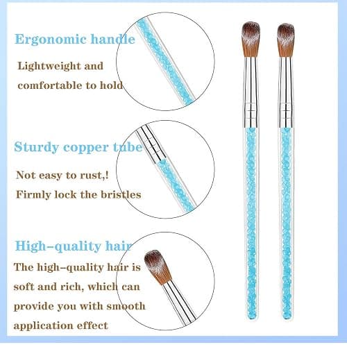 6 Multi-Size Nail Art Brush Set for Acrylic & Dip Powder - Precision 3D Carving, Extension & Detailing, 3A+ Nylon (Pro & Beginner) thumbnail 4
