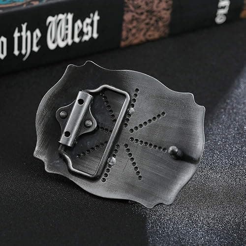 HUABOLA CALYN Western Cowboy Cowgirl Belt Buckle, Long Horn Bull Western Belt Buckle for Men Women thumbnail 6