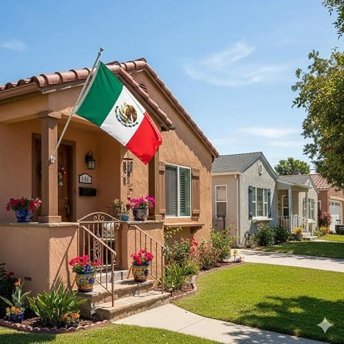 Mexican Flag for Indoor Outdoor Use, 3x5 Feet, Bandera de Mexico, National Symbol | Bandera Mexicana | MandaFacil thumbnail 3
