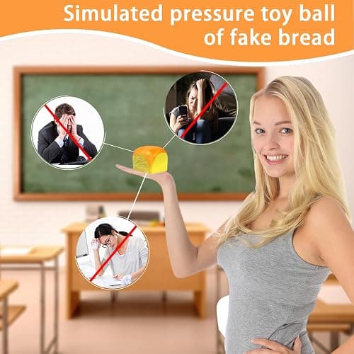 Slow Rising Squishy，Taba Squishy, Stress Balls，Stress Relief & Fidget Toys for ADHD，Party Favor Gift (2pcs Hawaiian Rolls) thumbnail 7