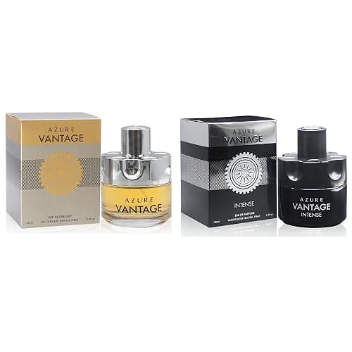 AFLUXE Men's Cologne Azure Vantage Combo Eau De Toilette for Men-Fresh, Romantic Scent Perfume for Men 3.4 Fl Oz Each Natural Spray For All Skin Daily Used - Image 1