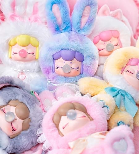 Rolife Nanci Plush Doll Shining Bunny Series, 1PC Random Design Cute Rabbit Plush Toy Action Figure, Creative Collectible Toys for Holiday Birthday Gift thumbnail 3