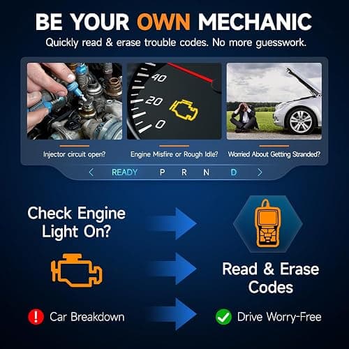 FOXWELL NT301 OBD2 Scanner Live Data Professional Mechanic OBDII Diagnostic Code Reader Tool for Check Engine Light thumbnail 2