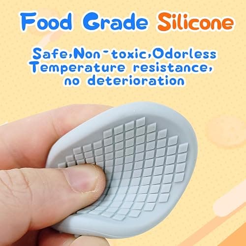 Sensory Fidget Toys, Silicone Textured Tactile Discs Set, 6 Pack Colorful Sensory Stone, Non-Sticky Smooth Surface, Sensory Play Educational Toys (Stone - 6 Pack) thumbnail 7