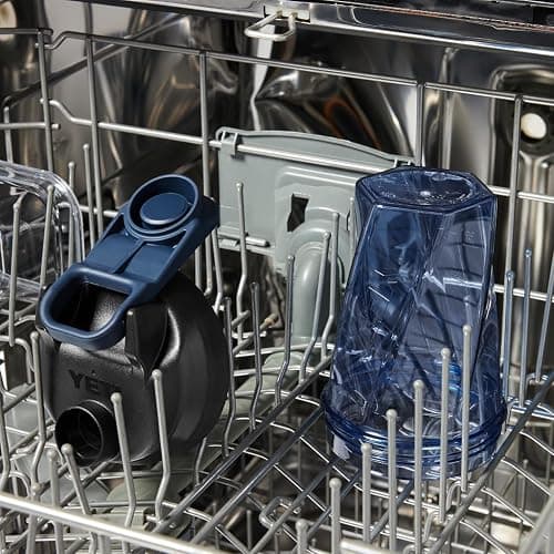 YETI Yonder Helimix Vortex Blender Shaker Bottle Holds up to 27oz | No Blending Ball or Whisk | USA Made | Portable Pre Workout Whey Protein Drink Shaker Cup | Dishwasher Safe, Charcoal thumbnail 2