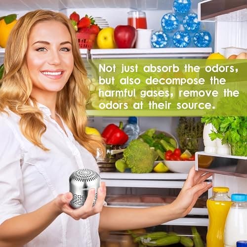 Purriko Refrigerator Deodorizer,Lasts up to 10 Years,Refrigerator Odor Eliminator,Fridge Deodorizer,More Effective Than Baking Soda Bamboo Air Purifying Bags thumbnail 2