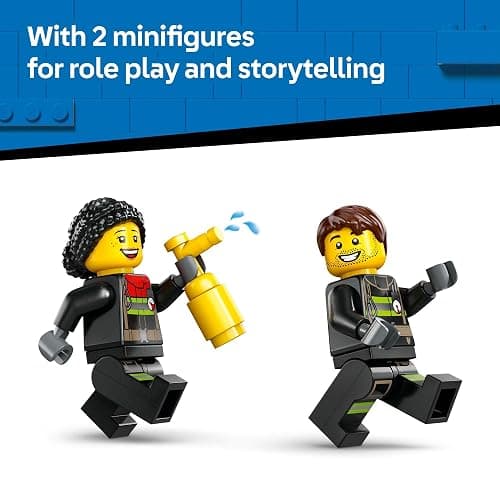 LEGO City Fire Ladder Truck Toddler Toy - Fire Truck Toy with 2 Firefighter Minifigures, Digital Guide for Boys and Girls, Ages 4+ - Learning, Educational Toy for Preschool - 60463 thumbnail 6