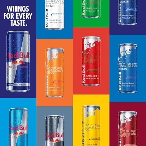 Red Bull Coconut Edition Energy Drink, Coconut Berry, with 80mg Caffeine plus Taurine & B Vitamins, 8.4 Fl Oz, Pack of 8 Cans thumbnail 11