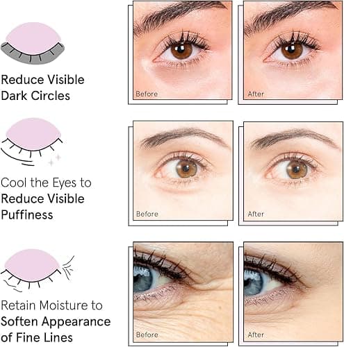 grace & stella Award Winning Under Eye Mask - Birthday Gifts For Women - Bridesmaid Gifts - Reduce Dark Circles, Puffy Eyes, Undereye Bags, Wrinkles - Under Eye Patches - Vegan (24 Pairs, Pink) thumbnail 8