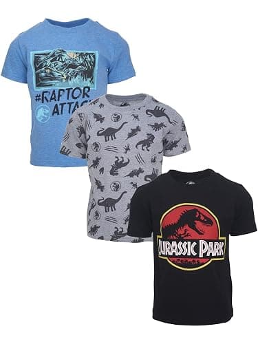 Jurassic Park 3 Pack T-Shirts Toddler to Big Kid - Image 1