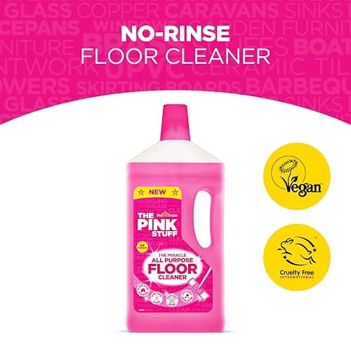 Stardrops - The Pink Stuff - The Miracle All Purpose Floor Cleaner - Pack of 2, 67.6 Fl Oz (82375) thumbnail 2