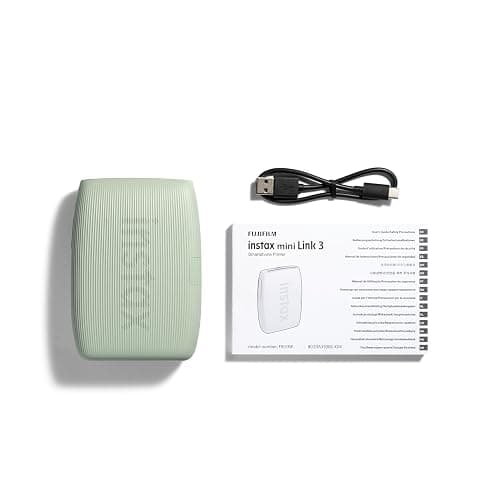 Fujifilm Instax Mini Link 3 Smartphone Printer - Sage Green - Camera Only - Green thumbnail 7