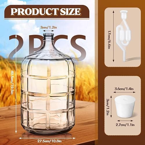 5 gallon water bottles glass life long  thumbnail 2