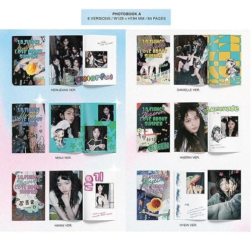 NewJeans - 2nd EP Get Up [Bunny Beach Bag ver.] Album (NEWJEANS ver.) + 3 Extra Photocards Set thumbnail 5